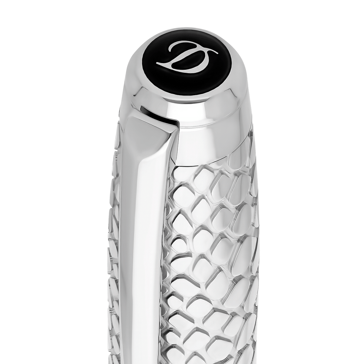 Ballpoint pen large Collection_Snake - skin color_black finition_silver 4 - S.T. Dupont United Kingdom