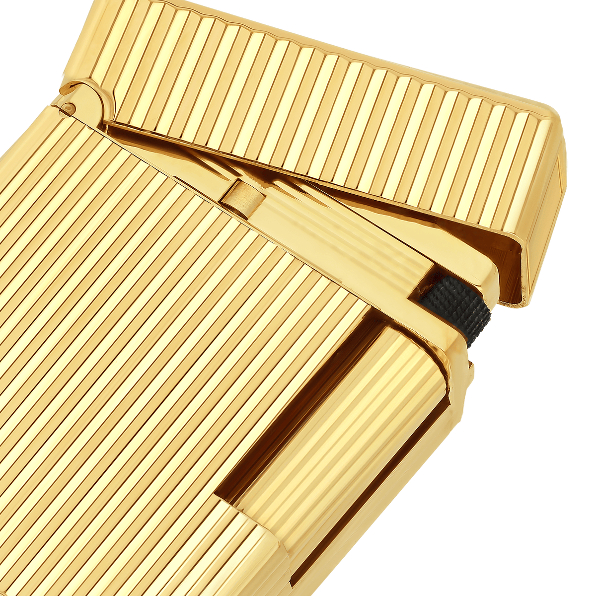 Guilloche Lighter art - of - fire Collection_Ligne - 1 color_golden 2 - S.T. Dupont United Kingdom