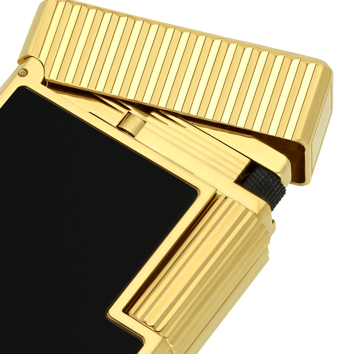 Lacquered lighter art - of - fire Collection_Ligne - 1 color_golden 2 - S.T. Dupont United Kingdom