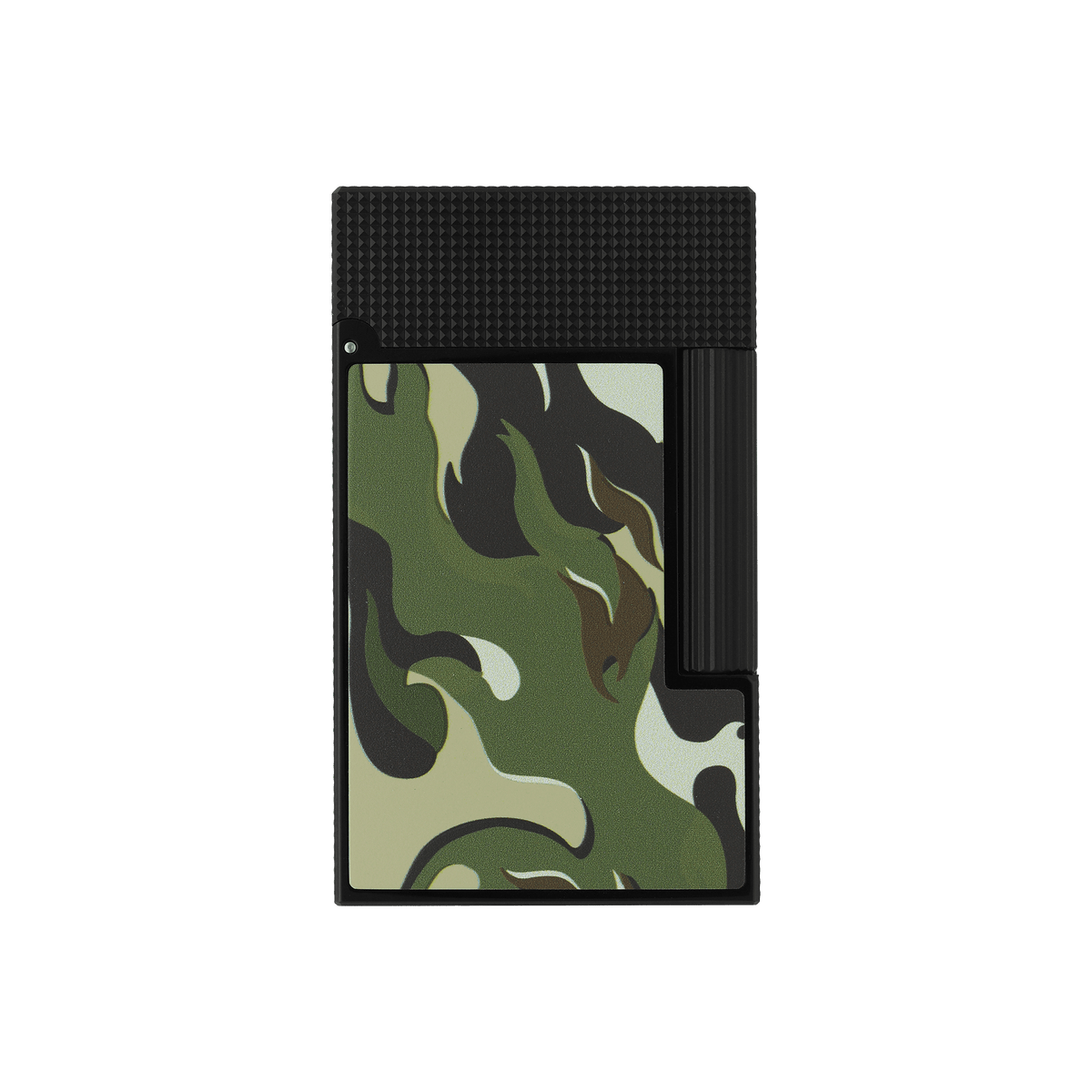 Guilloche under lacquer lighter Collection_Camo color_khaki father's day 1 - S.T. Dupont United Kingdom