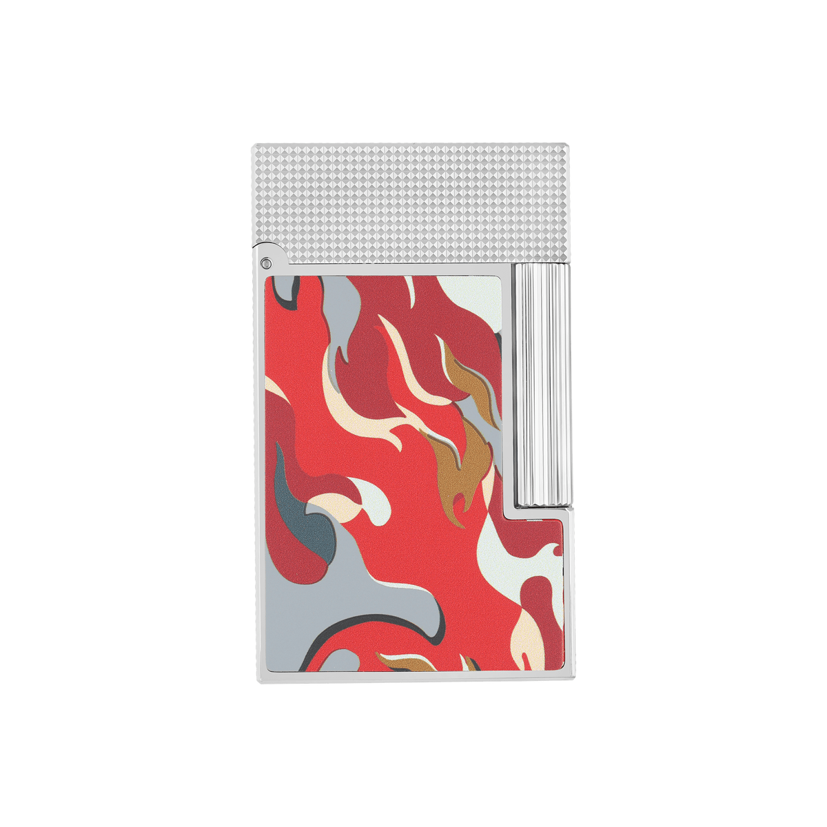 Guilloche under lacquer lighter Collection_Camo color_red father's day 1 - S.T. Dupont United Kingdom