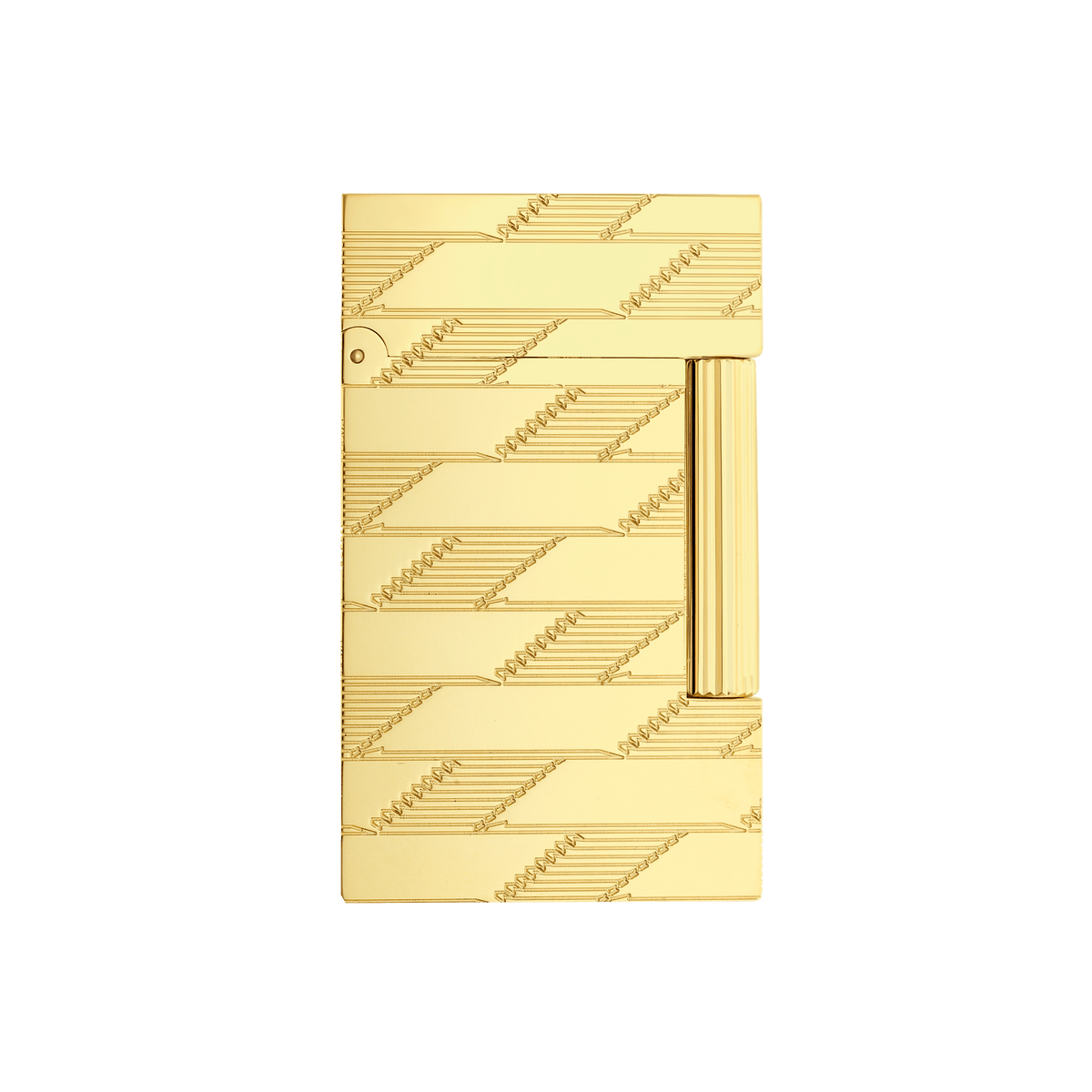Guilloche Lighter art - of - fire Collection_Monogram color_golden 1 - S.T. Dupont United Kingdom