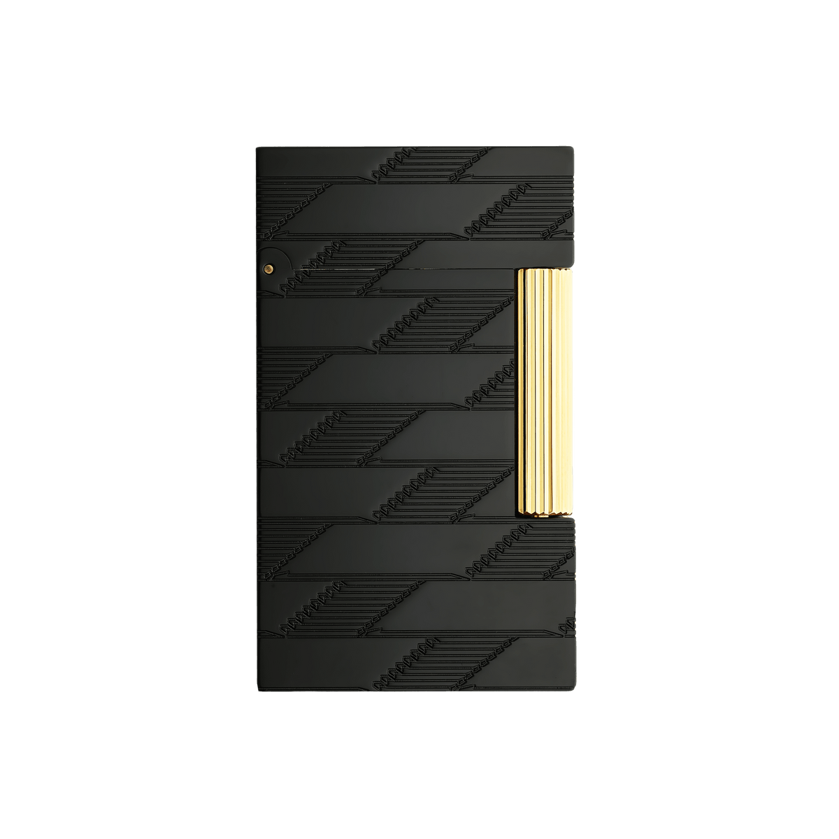 Guilloche Lighter art - of - fire Collection_Monogram color_black 1 - S.T. Dupont United Kingdom