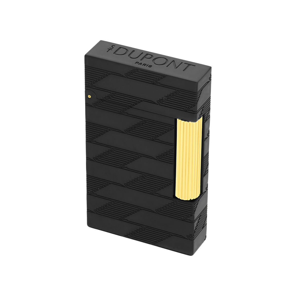 Guilloche Lighter art - of - fire Collection_Monogram color_black 4 - S.T. Dupont United Kingdom