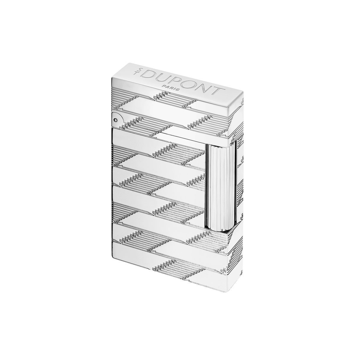 Guilloche Lighter Collection_Monogram color_silver corporate25 4 - S.T. Dupont United Kingdom